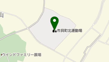 市貝町北運動場の地図画像