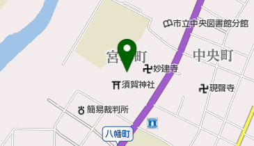 須賀神社会館の地図画像