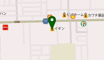 イオンみぶ店の地図画像