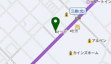 北関東マツダ西那須野店の地図画像