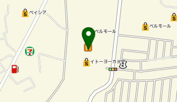 3COINS+plusベルモール宇都宮店の地図画像