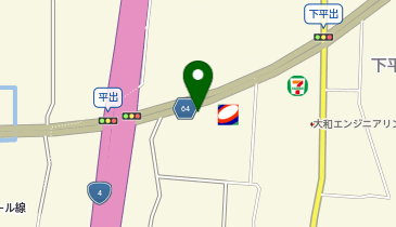 ニコニコレンタカー宇都宮下平出町店の地図画像