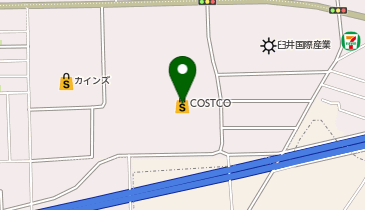 COSTCO壬生倉庫店の地図画像
