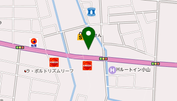 ゆず庵小山店の地図画像