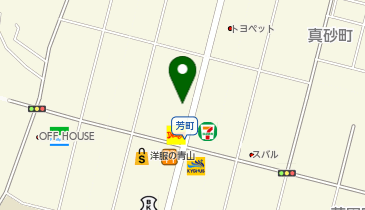 ゆず庵足利店の地図画像