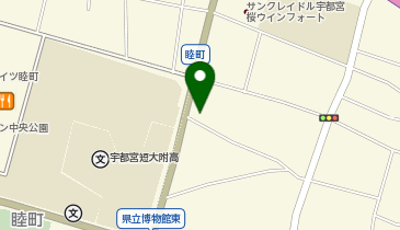 ゆず庵宇都宮桜通り店の地図画像