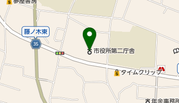 渋川市役所第二庁舎の地図画像