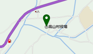 高山村役場の地図画像