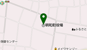 明和町役場の地図画像