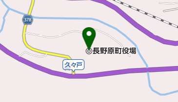 長野原町役場の地図画像
