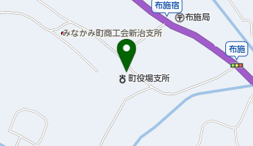 みなかみ町新治支所の地図画像