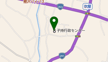 渋川市子持行政センターの地図画像