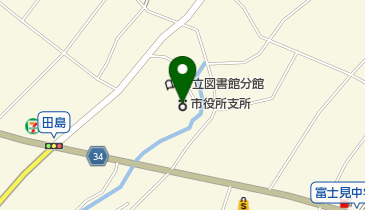 前橋市富士見支所の地図画像