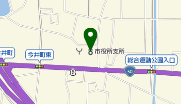 前橋市城南支所の地図画像