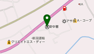 安中警察署の地図画像