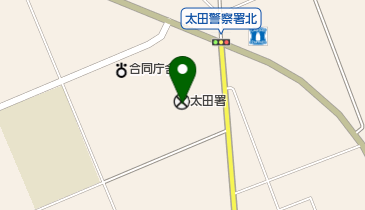 太田警察署の地図画像