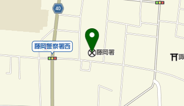 藤岡警察署の地図画像