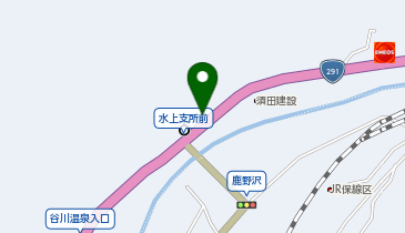 みなかみ町水上保健センターの地図画像