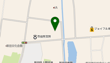 太田市新田保健センターの地図画像
