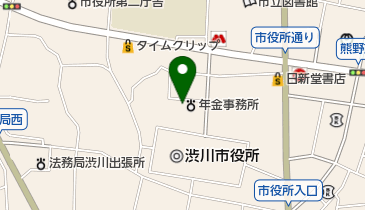 渋川年金事務所の地図画像