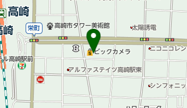 高崎年金事務所の地図画像