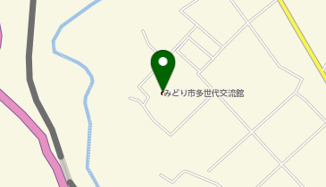 みどり市多世代交流館の地図画像