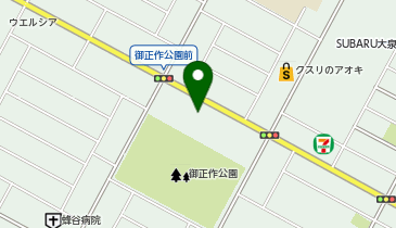 東朋産業いずみの杜の地図画像