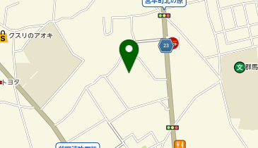 藤岡市複合施設ふじまるの地図画像