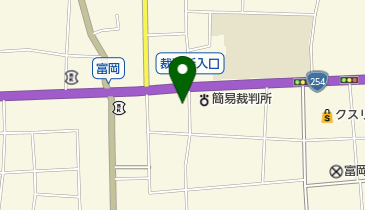 ハローワーク群馬富岡の地図画像