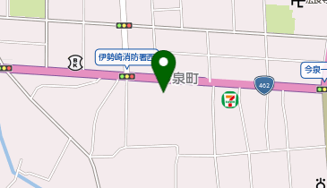 伊勢崎市消防本部伊勢崎消防署の地図画像
