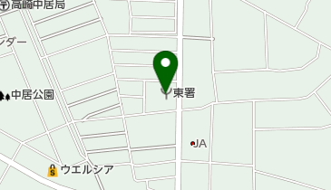 高崎東消防署の地図画像