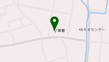 伊勢崎市東消防署の地図画像