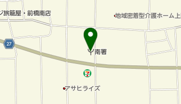 前橋市消防局南消防署の地図画像