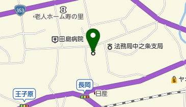 中之条簡易裁判所の地図画像