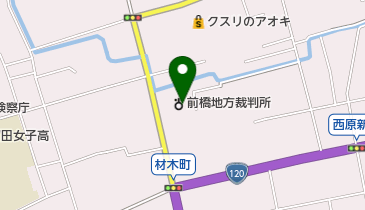 沼田簡易裁判所の地図画像