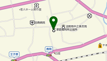 前橋家庭裁判所中之条出張所の地図画像