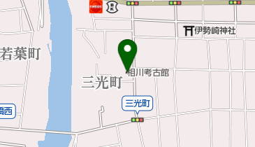 相川考古館の地図画像