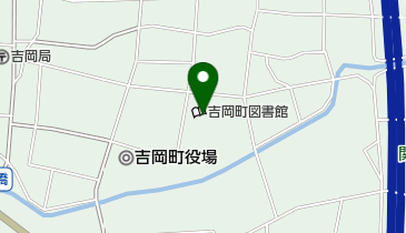 吉岡町図書館の地図画像