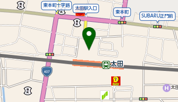 太田市美術館・図書館の地図画像