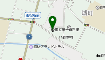 館林市立第一資料館の地図画像