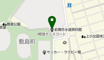 前橋市水道資料館の地図画像