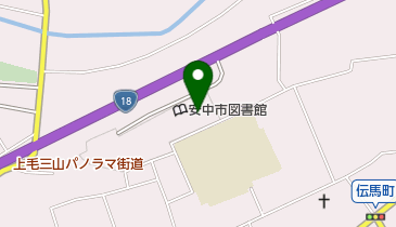 安中市文化センターの地図画像