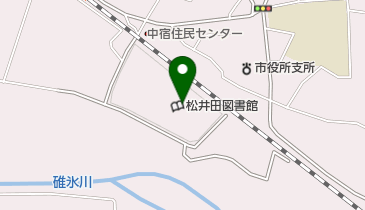 安中市松井田文化会館の地図画像