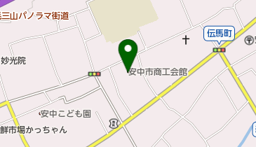 安中市商工会館の地図画像