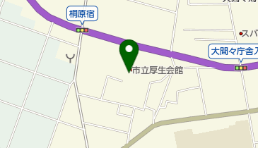 みどり市立厚生会館の地図画像