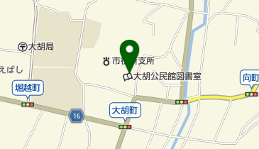 大胡シャンテマルエホールの地図画像