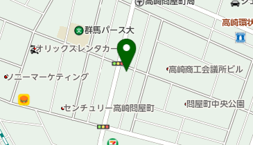 上毛新聞社高崎支社の地図画像