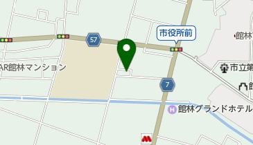 上毛新聞社館林支局の地図画像