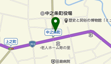 上毛新聞社中之条支局の地図画像