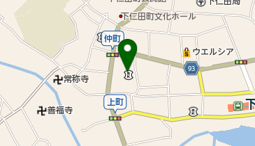 群馬銀行下仁田支店の地図画像